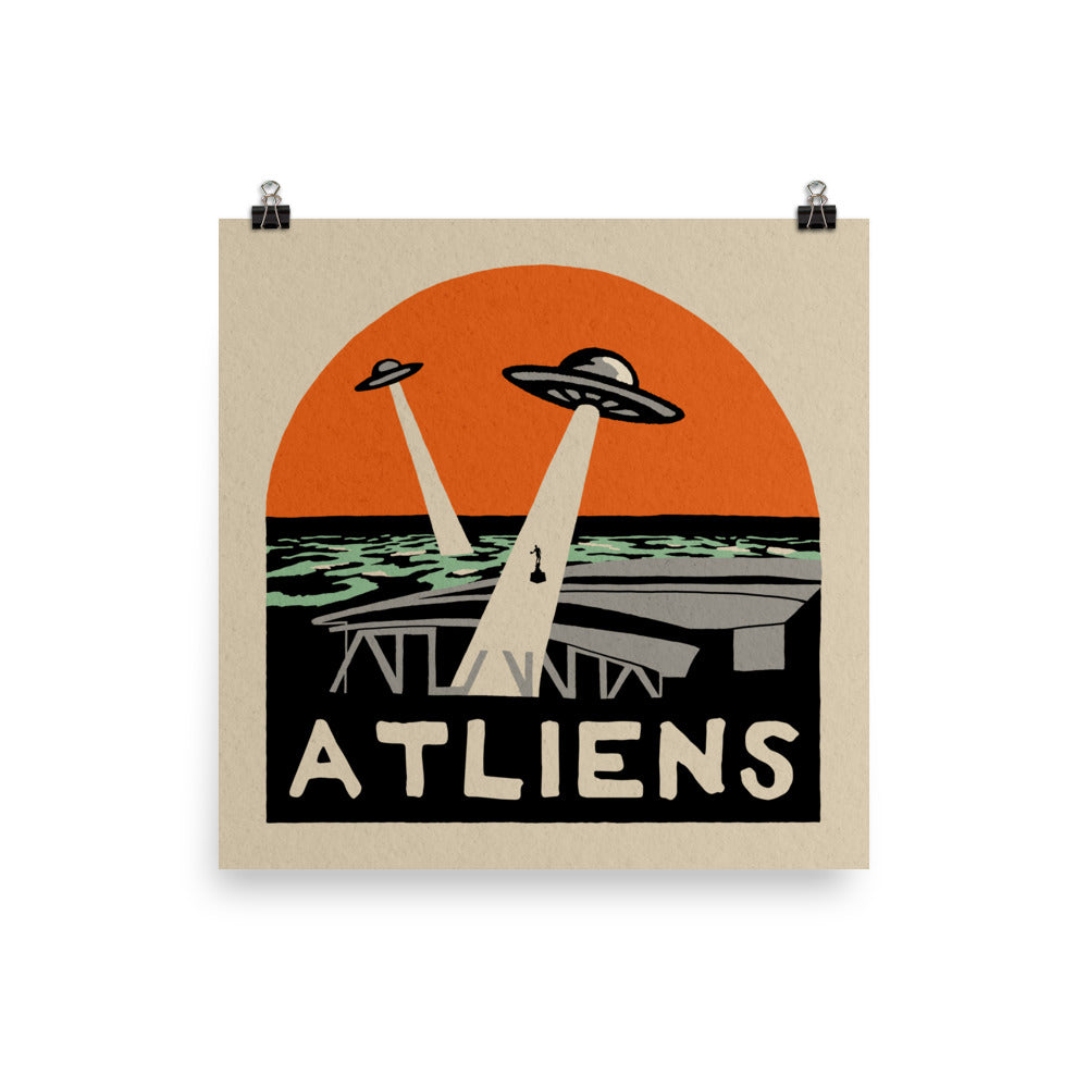 The ATLiens Abduction Print