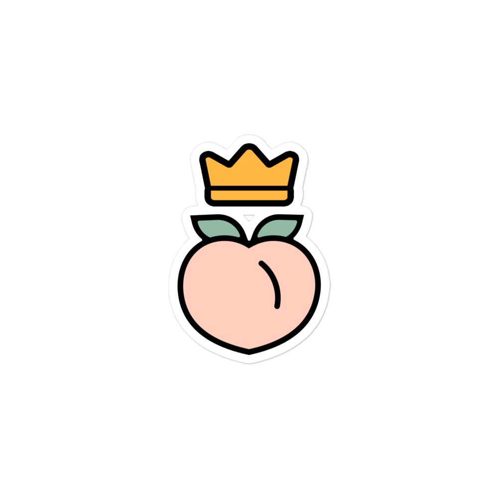 Royal Peach Sticker